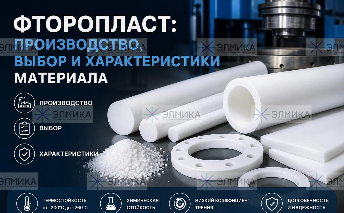 Фторопласт: производство, выбор и характеристики материала