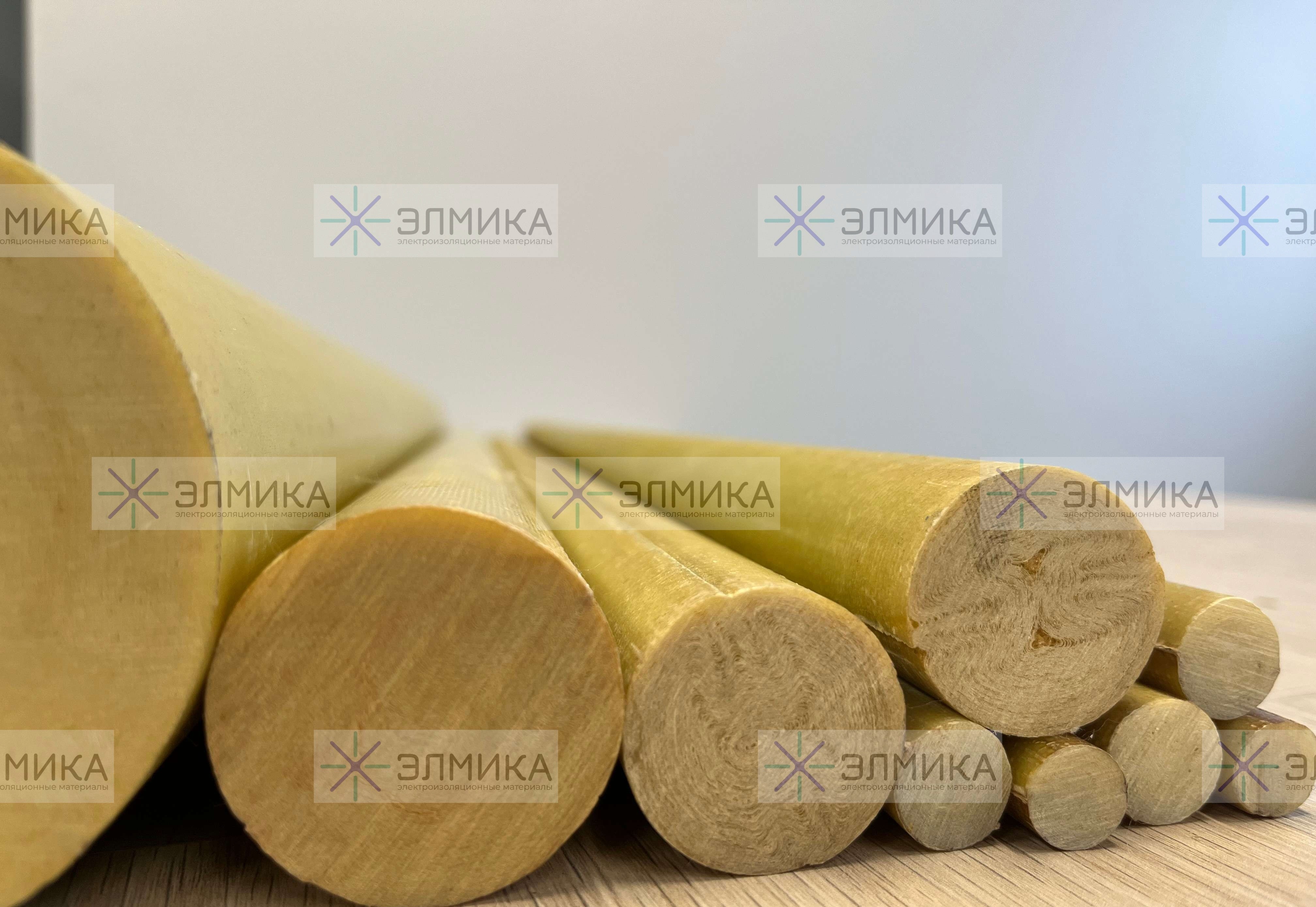 Стеклотекстолит стержневой (пруток) диаметром 5–100 мм по ГОСТ 12652-74 и 10292-74