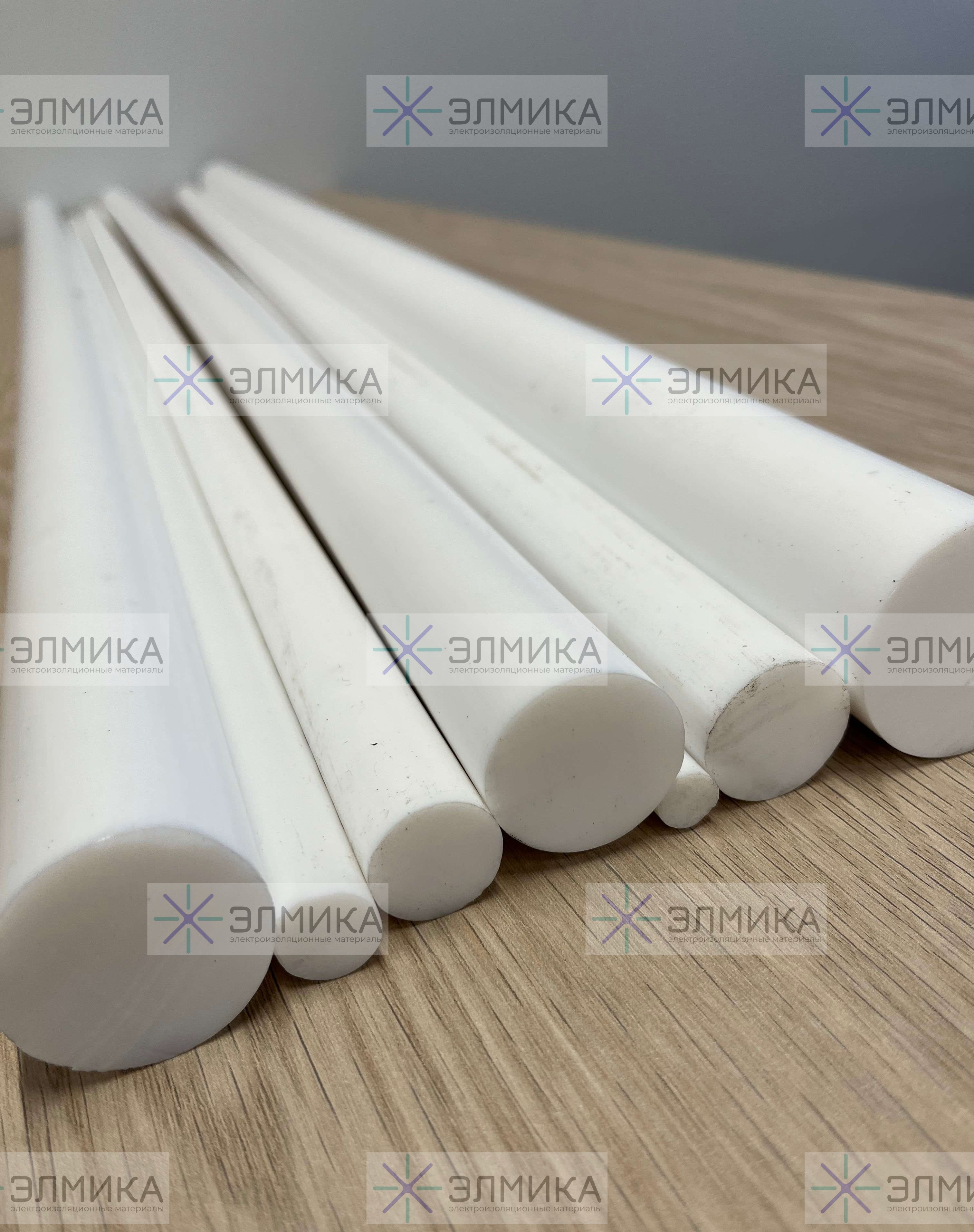 Стержень фторопласта ПТФЭ 1000 мм — заготовка для токарной обработки